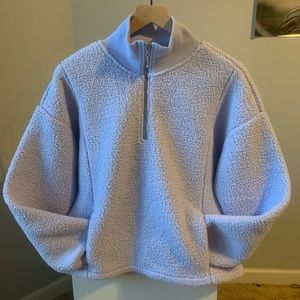 BANANA REPUBLIC Quarter Zip Fleece Jacket Size M